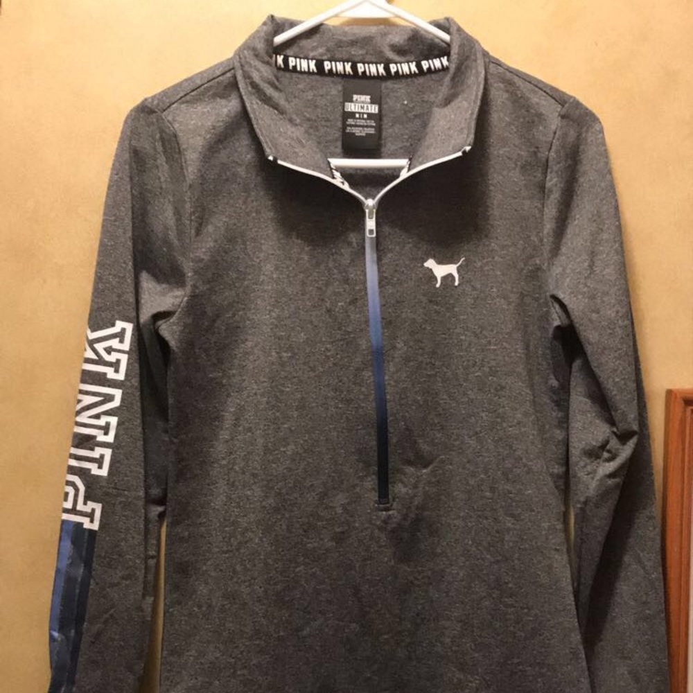 Pink Victoria Secret Half Zip